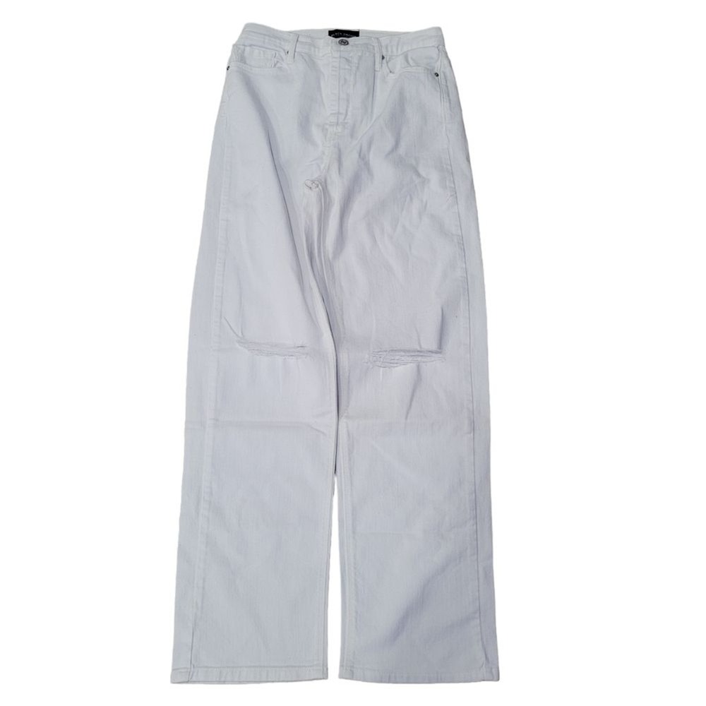 Black Orchid Los Angeles Vintage‎ Rehab White Wide Leg Jeans High Rise Size 25